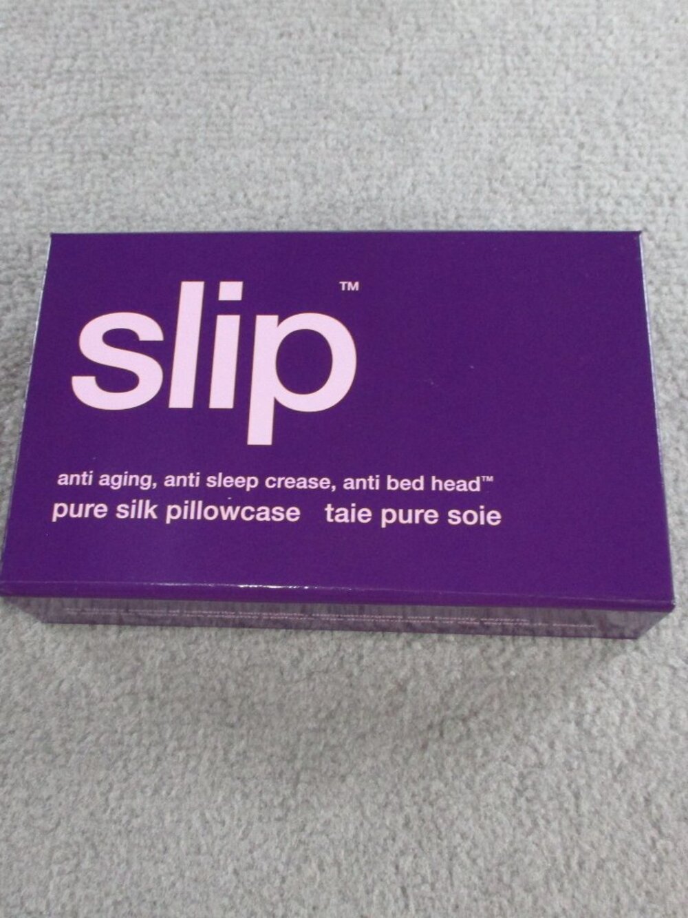 Slip 100% Silk Pillowcase Grape Purple 20" x 30" 51cm x 76cm Anti Aging NEW